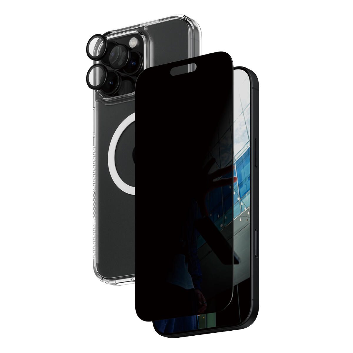 PanzerGlass® 3-in-1 Privacy Protection Schutzset für iPhone 16 Pro Max PanzerGlass® 3-in-1 Privacy Protection Schutzset für iPhone 16 Pro Max